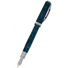 Ручка перьевая Visconti 38030A20M Wall street FP pearl blue ltd edt M