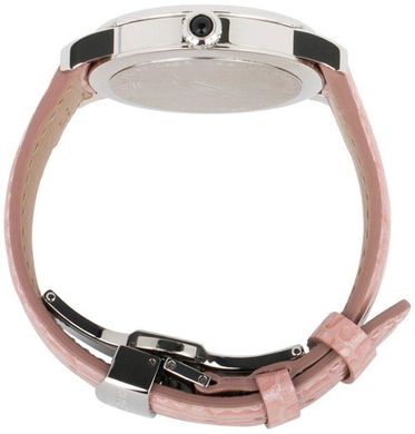 Часы наручные женские Aerowatch 44938 AA20 кварцевые с сердцами, розовый кожаный ремешок