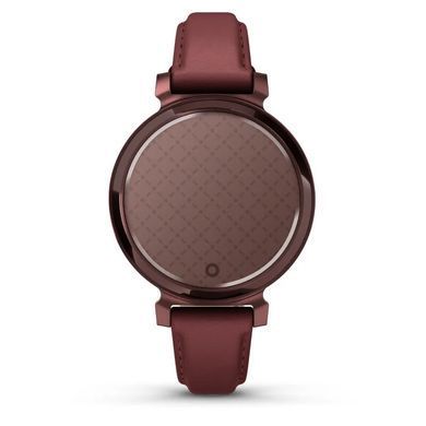 Смарт-годинник Garmin Lily 2 Classic, темна бронза, шкіряний ремінець кольору шовковиці