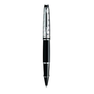 Ручка ролер Waterman Expert Deluxe Black CT RB 40 038