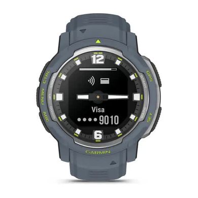 Смарт-часы наручные Garmin Instinct Crossover - Standard Edition, синий гранит