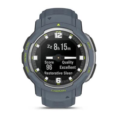 Смарт-часы наручные Garmin Instinct Crossover - Standard Edition, синий гранит