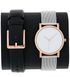 Часы наручные женские DKNY NY2663 кварцевые на браслете и с кожаным ремешком в комплекте, США 3