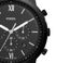 Часы наручные мужские FOSSIL FS5474 кварцевые, на браслете, черные, США 2