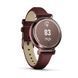 Смарт-годинник Garmin Lily 2 Classic, темна бронза, шкіряний ремінець кольору шовковиці