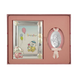 Набор детский серебряный рамочка Пупсик и икона Богородица с младенцем 2