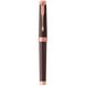 Ручка перова Parker PREMIER 17 Soft Brown PGT FP F 80 211 із золотим пером і рожевою позолотою 3