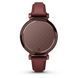 Смарт-годинник Garmin Lily 2 Classic, темна бронза, шкіряний ремінець кольору шовковиці