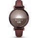 Смарт-годинник Garmin Lily 2 Classic, темна бронза, шкіряний ремінець кольору шовковиці