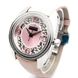 Часы наручные женские Korloff K19/372 кварцевые, с бриллиантами, розовый перламутр, бежевый ремешок из кожи 2