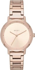 Часы наручные женские DKNY NY2637 кварцевые на браслете, цвет розового золота, США