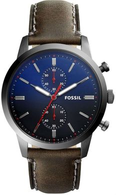 Часы наручные мужские FOSSIL FS5378 кварцевые, ремешок из кожи, США