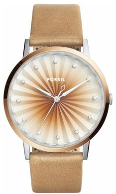 Часы наручные женские FOSSIL ES4199 кварцевые, ремешок из кожи, США , Уценка