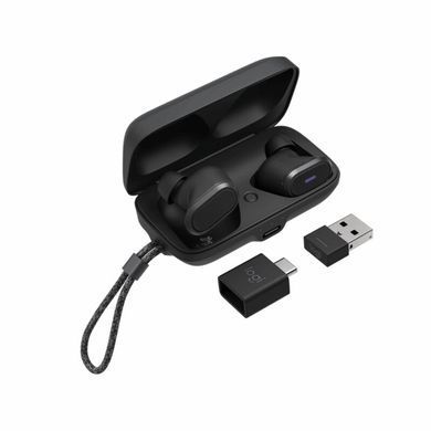Гарнитура беспроводная LOGITECH Zone True Wireless - GRAPHITE - 2.4GHZ/BT - PLUGC - EMEA - BTC