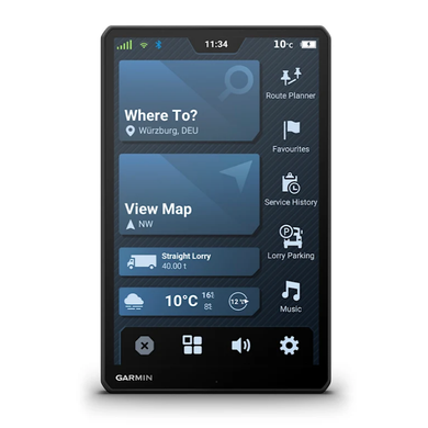 GPS-навігатор для вантажівок Garmin Dezl LGV1020 10-дюймовий
