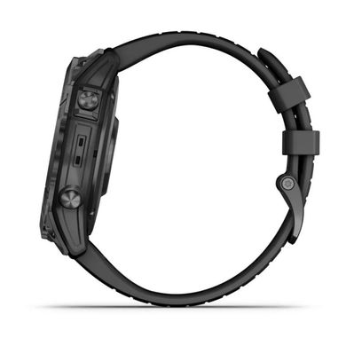 Смарт-часы Garmin Epix Pro (Gen 2) - Standard Edition 51 mm - сланцево-серые с черным ремешком