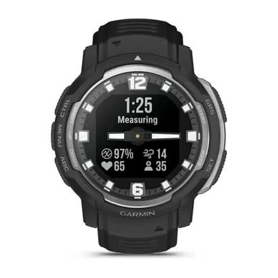 Смарт-годинник наручний Garmin Instinct Crossover - Standard Edition чорний
