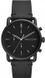 Часы наручные мужские FOSSIL FS5504 кварцевые, ремешок из кожи, черные США 1