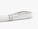 Ручка пір'яна Visconti 48255A10FP Rembrandt Marble White Steel FP 3