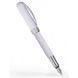 Ручка пір'яна Visconti 48255A10FP Rembrandt Marble White Steel FP 1