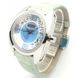 Часы наручные женские Korloff K19/278 кварцевые, с бриллиантами, голубой перламутр, бирюзовый ремешок из кожи 2
