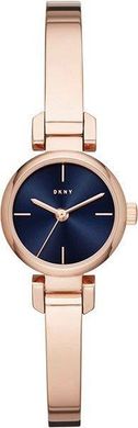 Часы наручные женские DKNY NY2666 кварцевые на браслете, цвет розового золота, США