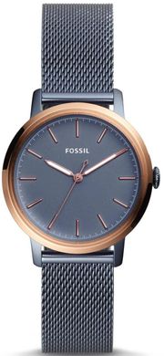 Годинники наручні жіночі FOSSIL ES4312 кварцові, "міланський" браслет, сині, США
