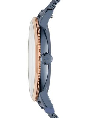 Годинники наручні жіночі FOSSIL ES4312 кварцові, "міланський" браслет, сині, США