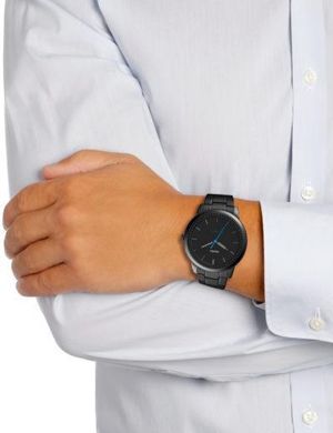 Часы наручные мужские FOSSIL FS5308 кварцевые, на браслете, черные, США