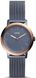Часы наручные женские FOSSIL ES4312 кварцевые, "миланский" браслет, синие, США 1