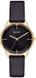 Часы наручные женские DKNY NY2796 кварцевые, с граненым стеклом, черный ремешок из кожи, США 1