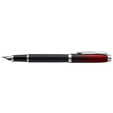Ручка перьевая Parker IM 17 SE Red Ignite CT FP F 23 111 из латуни со стальным пером