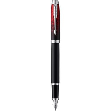 Ручка перьевая Parker IM 17 SE Red Ignite CT FP F 23 111 из латуни со стальным пером