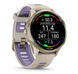 Смарт-годинник Garmin Forerunner 970 із золотистим титановим безелем, сірим корпусом і ремінцем кольору французький сірий/індиго