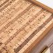 BFF1 Manopoulos Handmade inlaid Backgammon Natural Cork Large with side racks 7