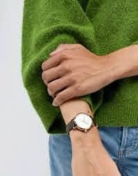 Часы наручные женские DKNY NY2639 кварцевые с коричневым кожаным ремешком, США