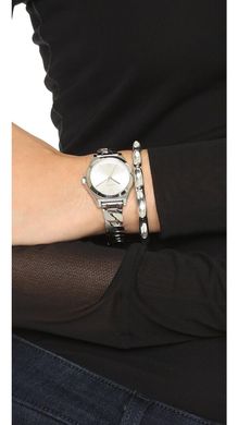 Часы наручные женские DKNY NY2424 кварцевые, браслет-цепочка, серебристые, США
