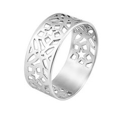 Серебряное кольцо Орнамент 19