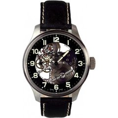 Часы наручные мужские Zeno-Watch Basel 8558S-a1, Over Sized Pilot Skeleton