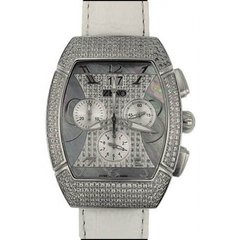 Годинники наручні жіночі Zeno-Watch Basel 990WT, прикрашені 246 кристалами Swarovski