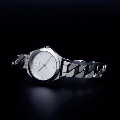 Часы наручные женские DKNY NY2424 кварцевые, браслет-цепочка, серебристые, США