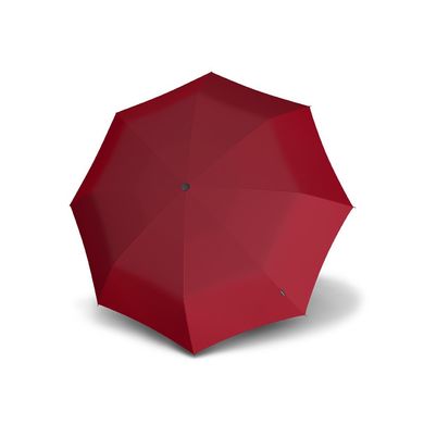 Зонт складной унисекс Knirps T.100 Small Duomatic Dark Red UV Protection Kn9531001510