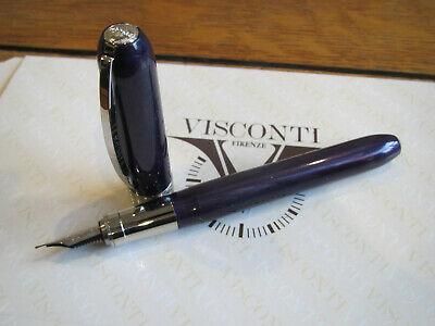 Ручка перьевая Visconti 48243A10FP Rembrandt Purple Steel FP