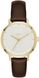 Часы наручные женские DKNY NY2639 кварцевые с коричневым кожаным ремешком, США 1