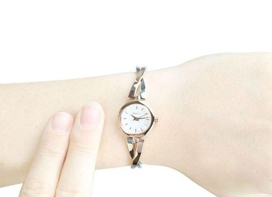 Часы наручные женские DKNY NY2172 кварцевые, переплетенный браслет, биколорные, США