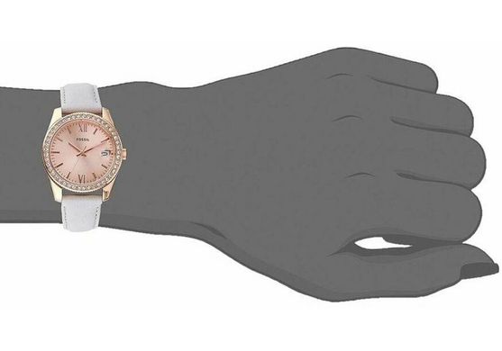 Часы наручные женские FOSSIL ES4556 кварцевые, кожаный ремешок, США