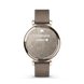 Смарт-годинник Garmin Lily 2 Classic кремово-золотистий, ремінець з нейлону кавового кольору