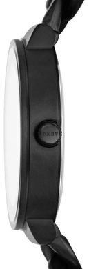 Часы наручные женские DKNY NY2837 кварцевые, браслет-цепочка, черные, США