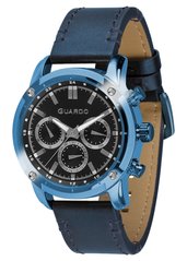 Чоловічі наручні годинники Guardo P011645 BlBlBl