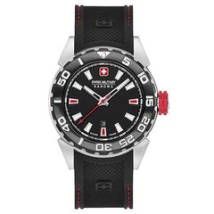 Часы наручные мужские Swiss Military-Hanowa 06-4323.04.007.04 кварцевые, силиконовый ремешок, Швейцария